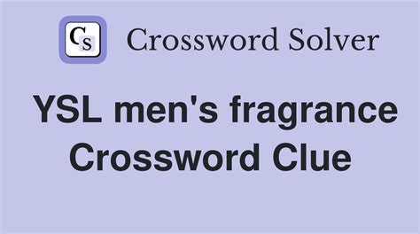 ysl puzzle|YSL Crossword Clue .